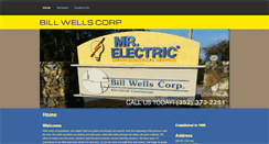 Desktop Screenshot of billwellscorp.com